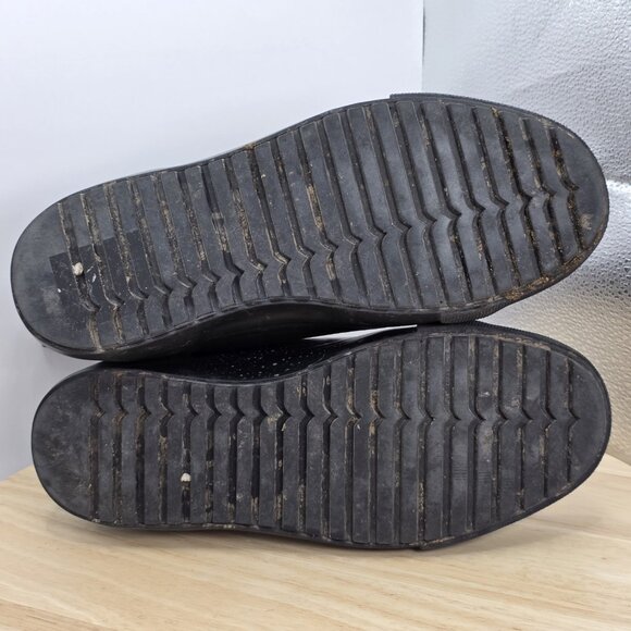 Womens Size 8.5 - Hunter Target Dipped Canvas High-Top Sneakers Black on Black - Picture 8 of 9